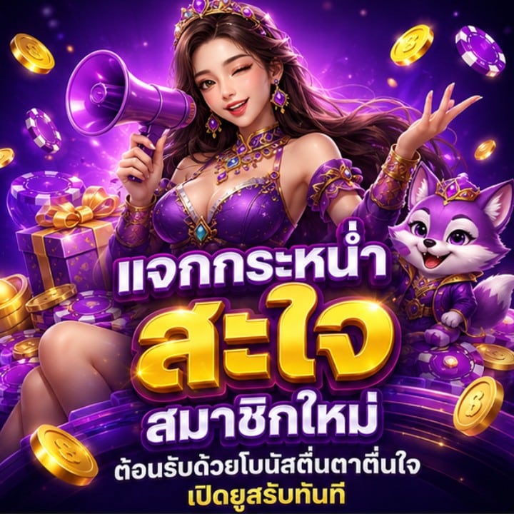 แจกกระหน่ำสะใจ สมาชิกใหม่